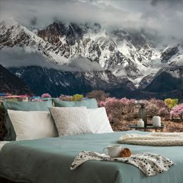 Samolepící fototapeta pohled na majestátní pohoří