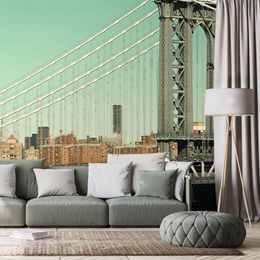 Samolepící fototapeta jedinečný Manhattan Bridge