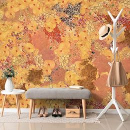 Samolepící tapeta abstrakce v duchu G. Klimta