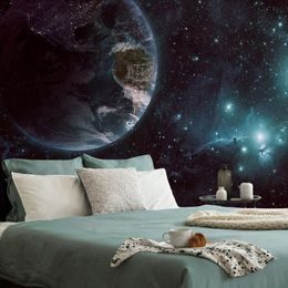 Tapeta zeměkoule v záhadném vesmíru