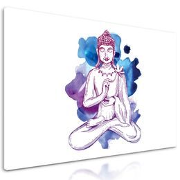 Obraz abstraktní ilustrace Buddhy