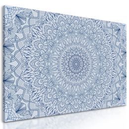 Obraz světle modrá orientální Mandala