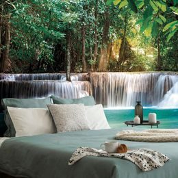 Samolepící fototapeta krásná oáza v džungli