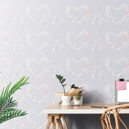 Tapeta romantické květinové srdce