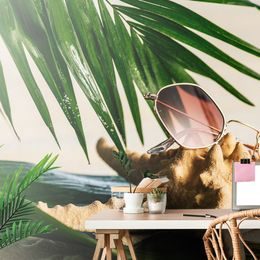 Fototapeta sluneční brýle na mořské hvězdici