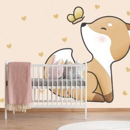 Samolepící tapeta roztomilá lištička