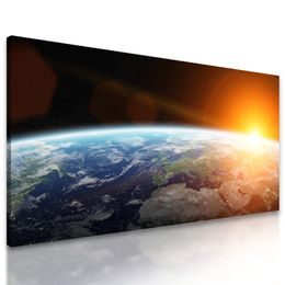 Obraz pohled na planetu Zemi z vesmírné stanice