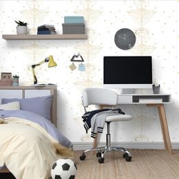 Tapeta strom života ve zlatém provedení