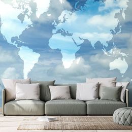 Tapeta nebeská mapa světa