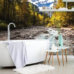 Originální fototapeta horská řeka