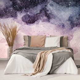 Samolepící tapeta abstrakce oblohy ve fialových odstínech