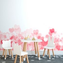 Krásná samolepící tapeta plná srdíček