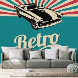 Samolepící tapeta retro styl v barevném provedení