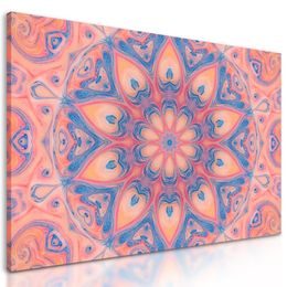 Obraz jemně růžová mandala