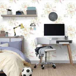 Tapeta abstraktní obrazce na bílém pozadí