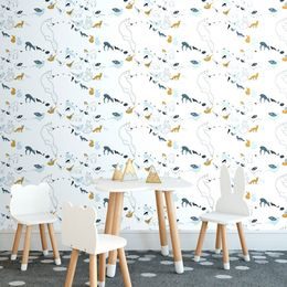 Samolepící tapeta zvířátka v lese