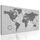 Obraz vintage mapa světa v černobílém provedení