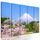 5-dílný obraz Japonská sopka Fuji