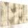 5-dílný obraz jemný luxus v sépiovém provedení
