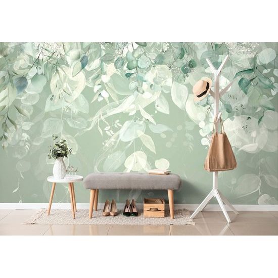 Tapeta krásné pastelové listy