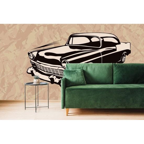 Samolepící tapeta krásné zobrazení retro veterána