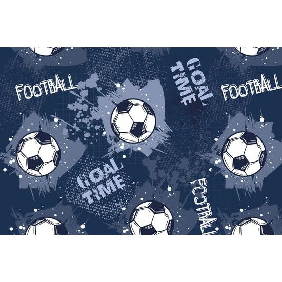 Samolepící tapeta fotbalový míč na fialovém pozadí