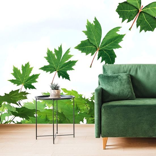 Zajímavá tapeta odlétající listy