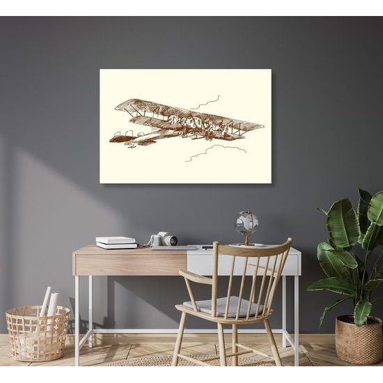 Obraz historický dvouplošník