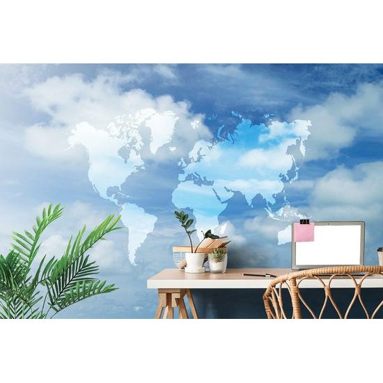 Tapeta nebeská mapa světa