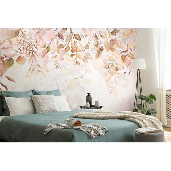 Samolepící tapeta něžné listy