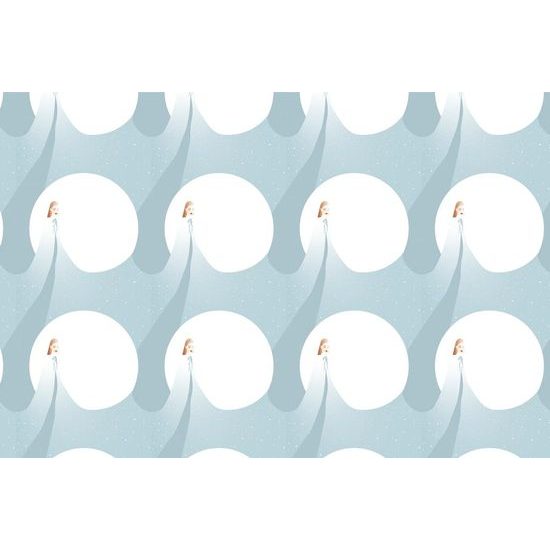 Samolepící tapeta paní zima