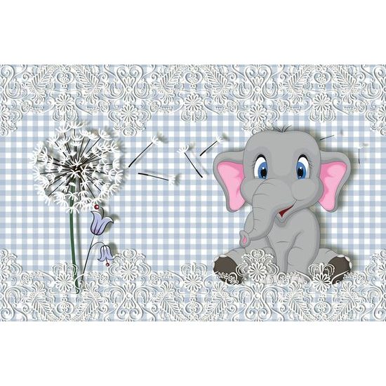 Krásná tapeta sedící slůně