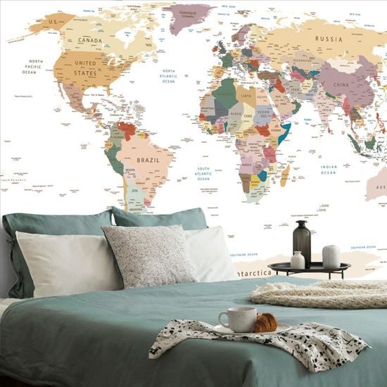 Samolepící tapeta klasická mapa