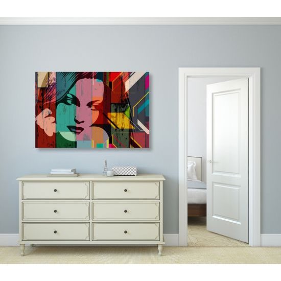 Obraz krása ženy v pop art stylu
