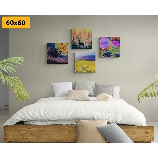 Set obrazů kouzlo přírody