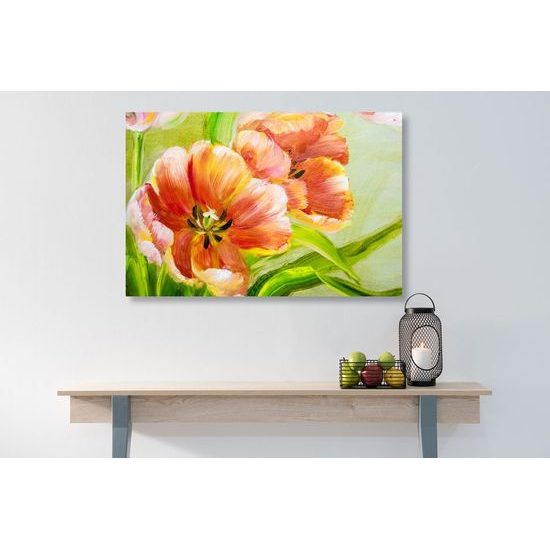 Obraz malované tulipány