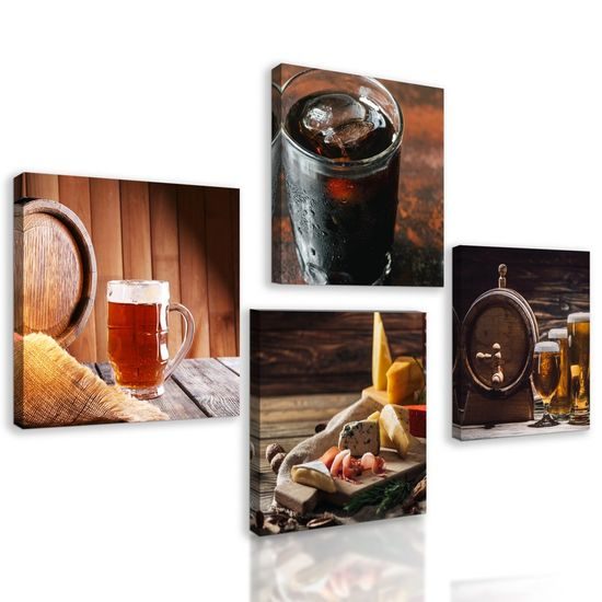 Set obrazů letní osvěžení