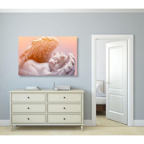 Obraz soška spící andílek