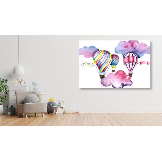 Obraz létající pohádkové balóny