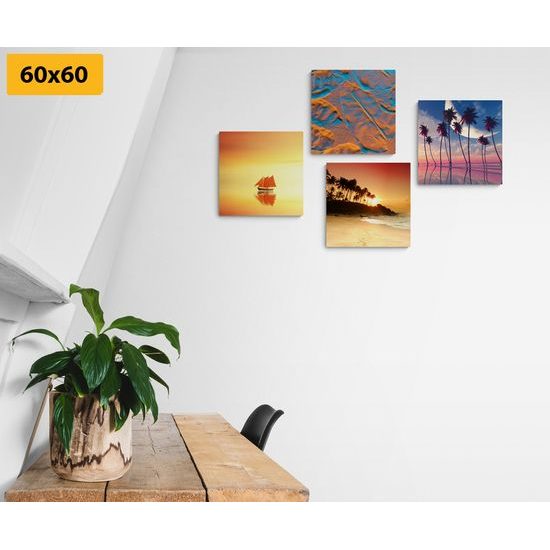 Set obrazů kouzelná pláž