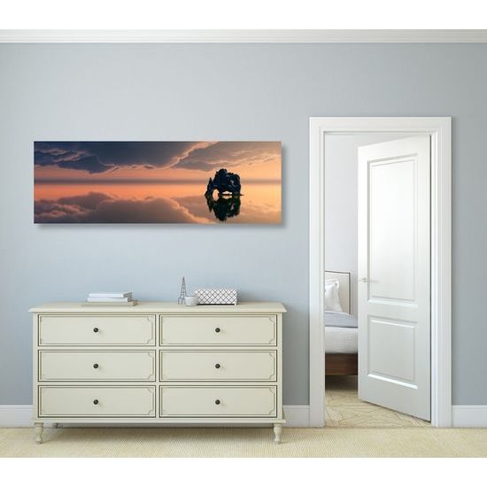 Obraz skála uprostřed moře