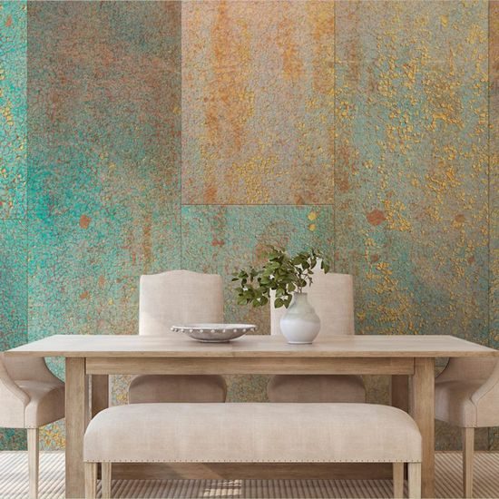 Fototapeta měděná stěna