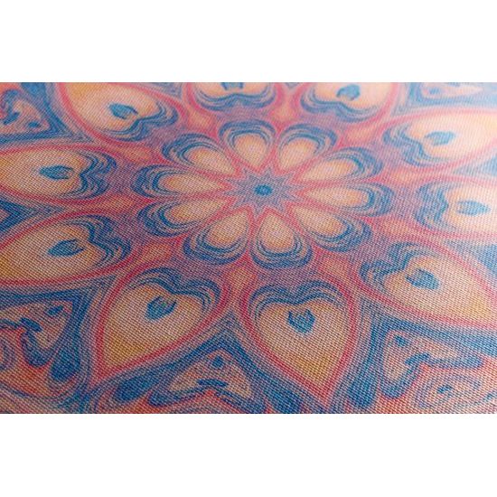 Obraz jemně růžová mandala