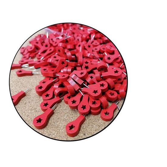 Připínáčky označující místo (10 ks)