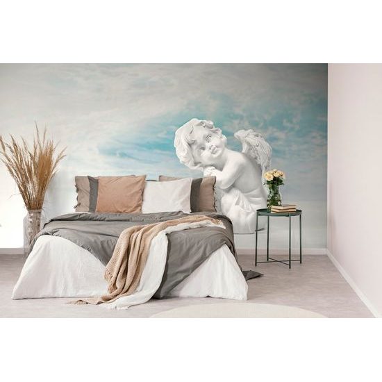 Okouzlující samolepící fototapeta roztomilý andílek