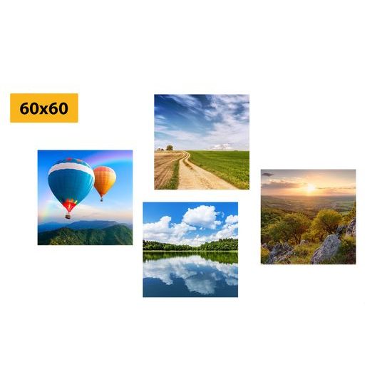 Set obrazů krásy přírody