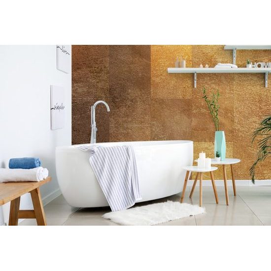 Tapeta luxusní zlatá stěna