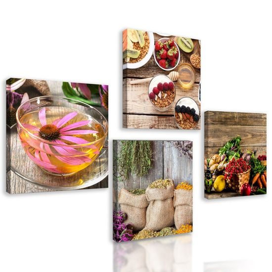 Set obrazů chutné ingredience