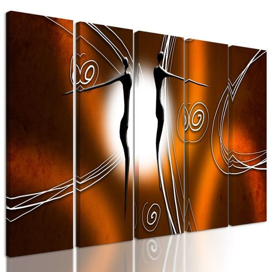 5-dílný obraz spřízněné duše