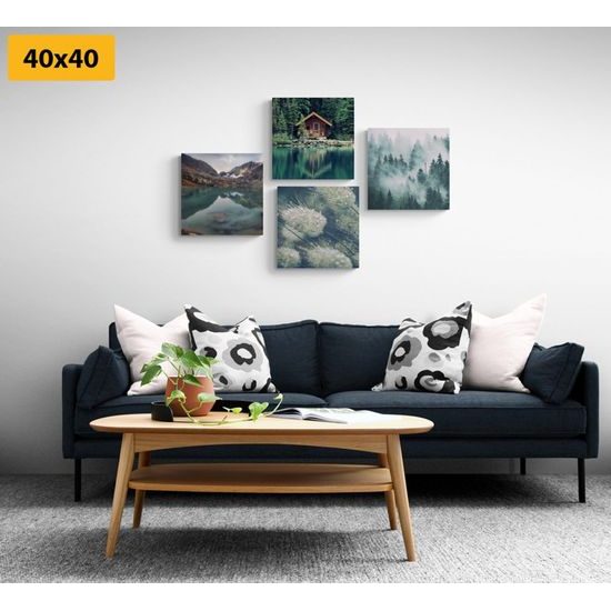 Set obrazů sychravé počasí